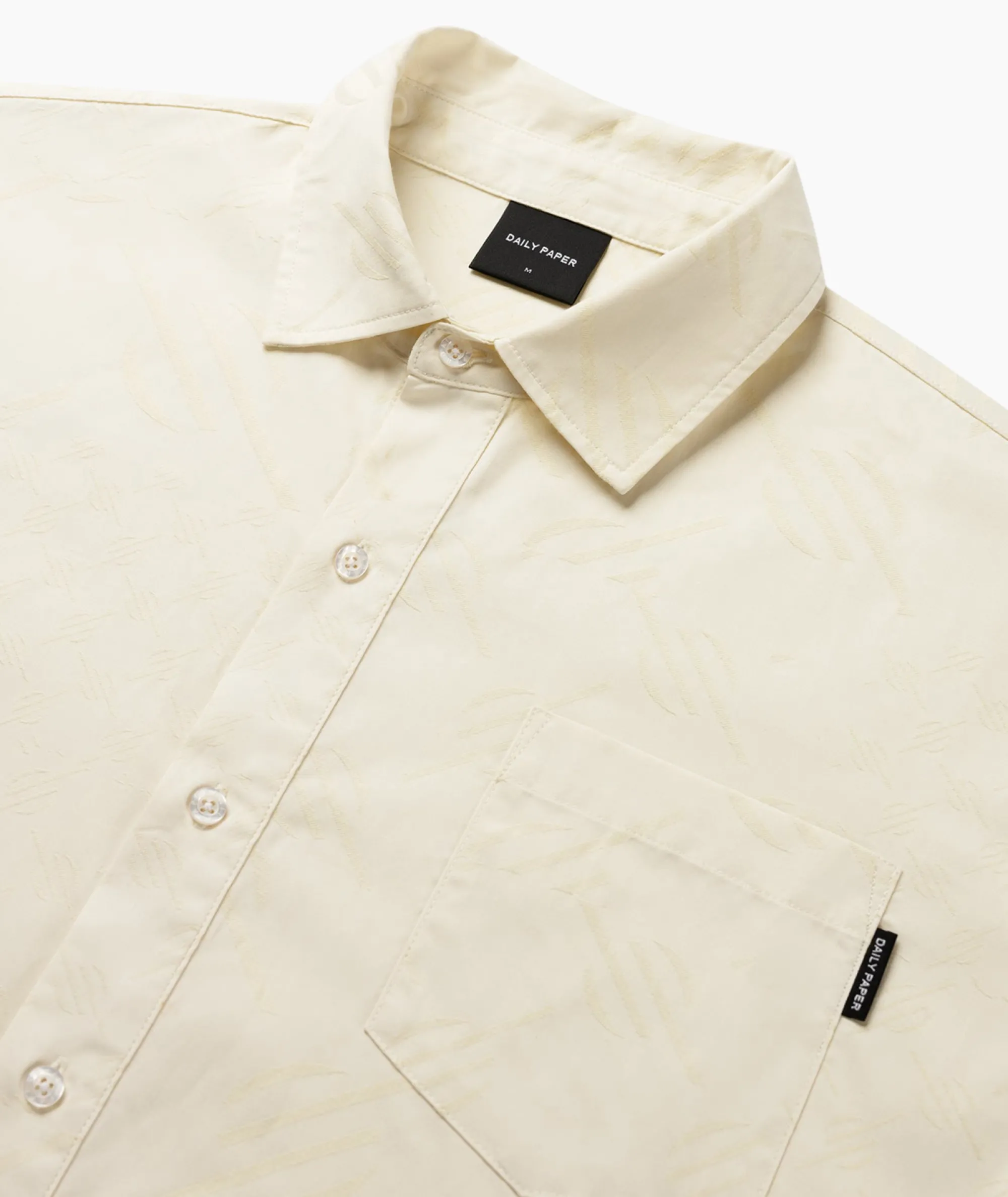 Daily Paper Overhemd Housni Wit*Heren Overhemden