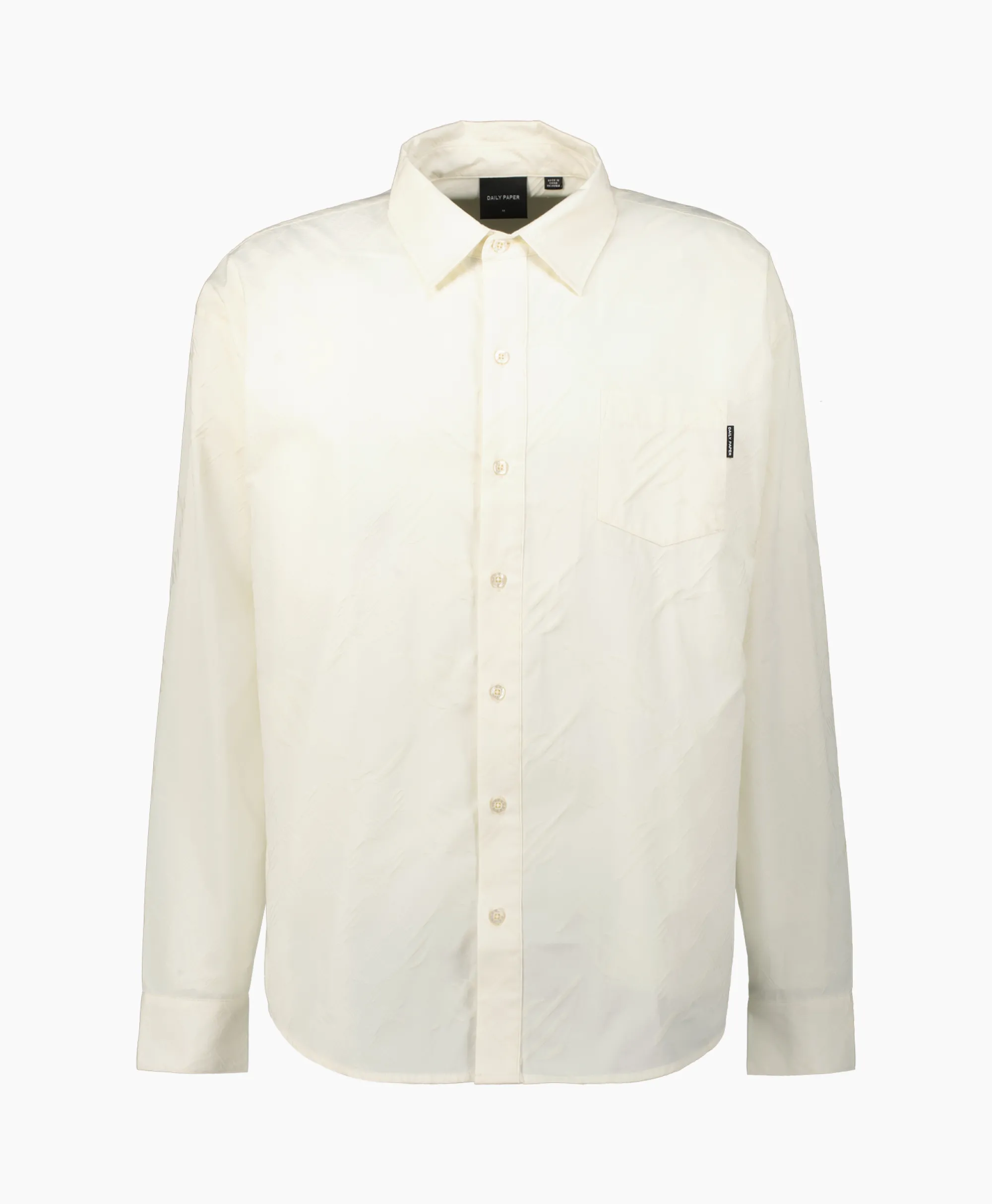 Daily Paper Overhemd Housni Wit*Heren Overhemden