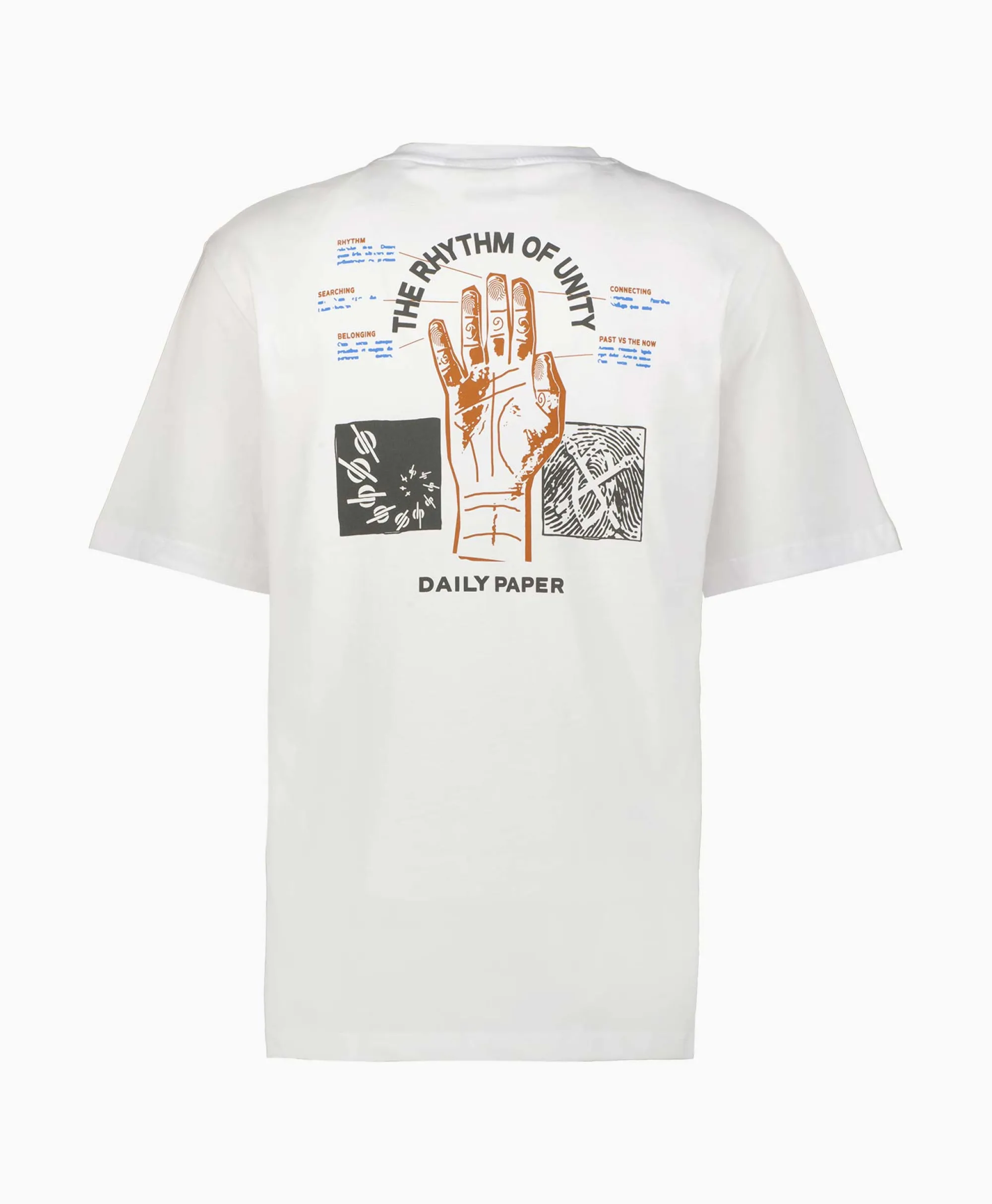Daily Paper T-Shirt Korte Mouw Identity Wit*Heren T-Shirts