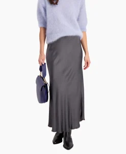 D'arc D'Arc Rok Midi Grijs*Dames Rokken