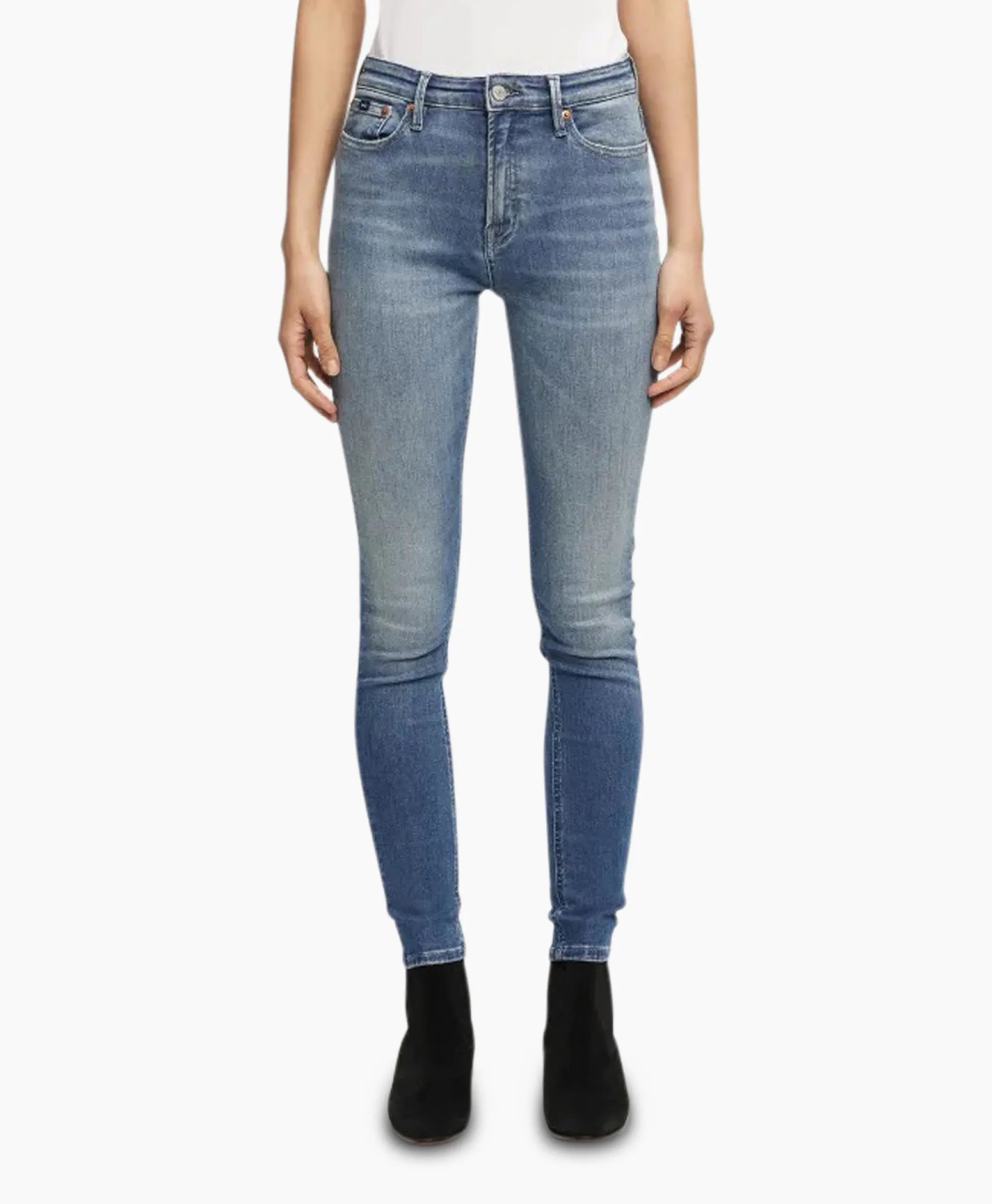 Denham Jeans Azumi Fmmb Off White*Dames Broeken