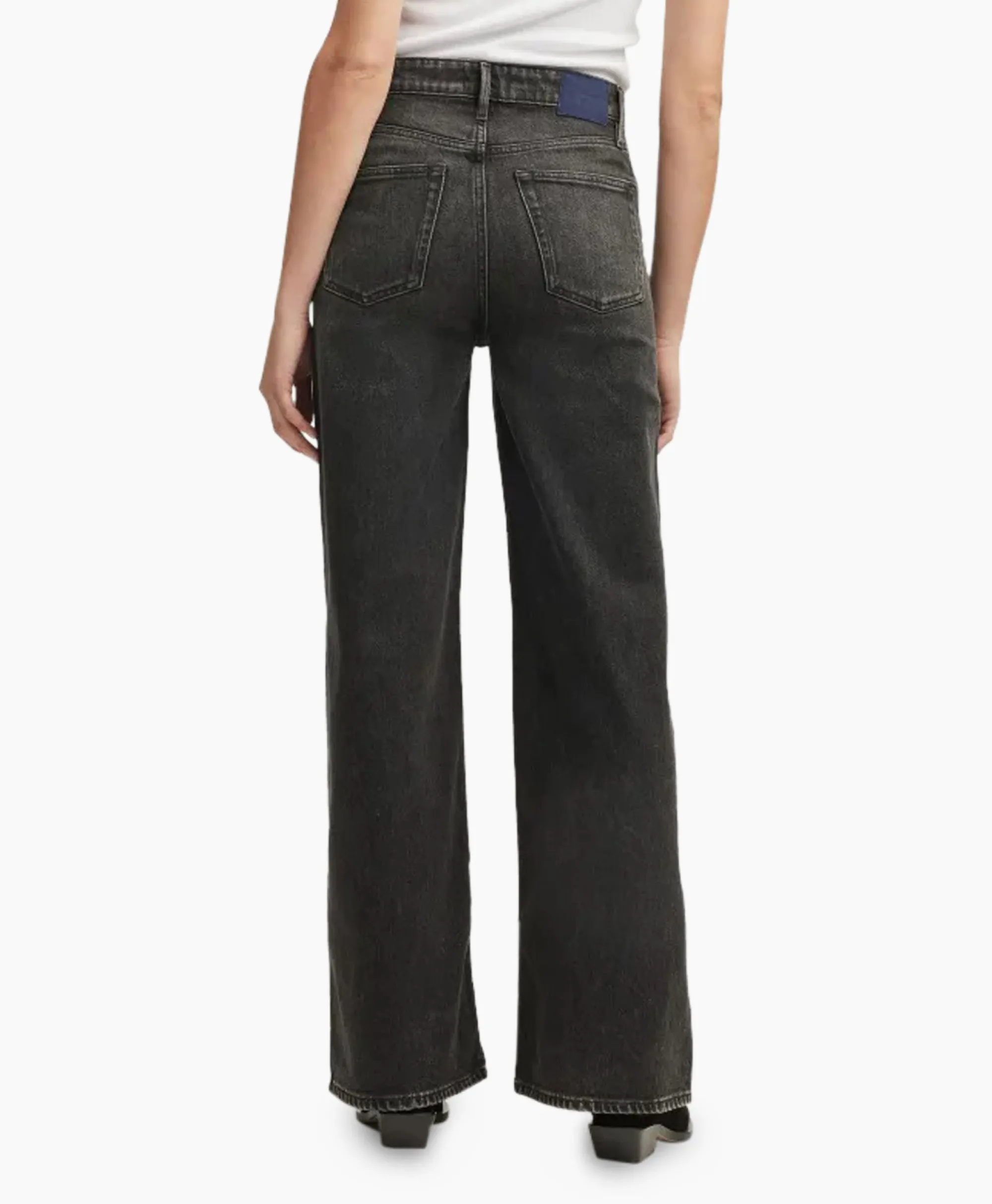 Denham Jeans Miku Noir Zwart*Dames Broeken