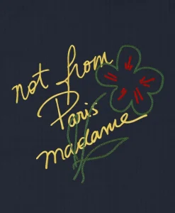 Drole De Monsieur Jack La Veste Slogan Esquisse Donker Blauw*Heren Jassen