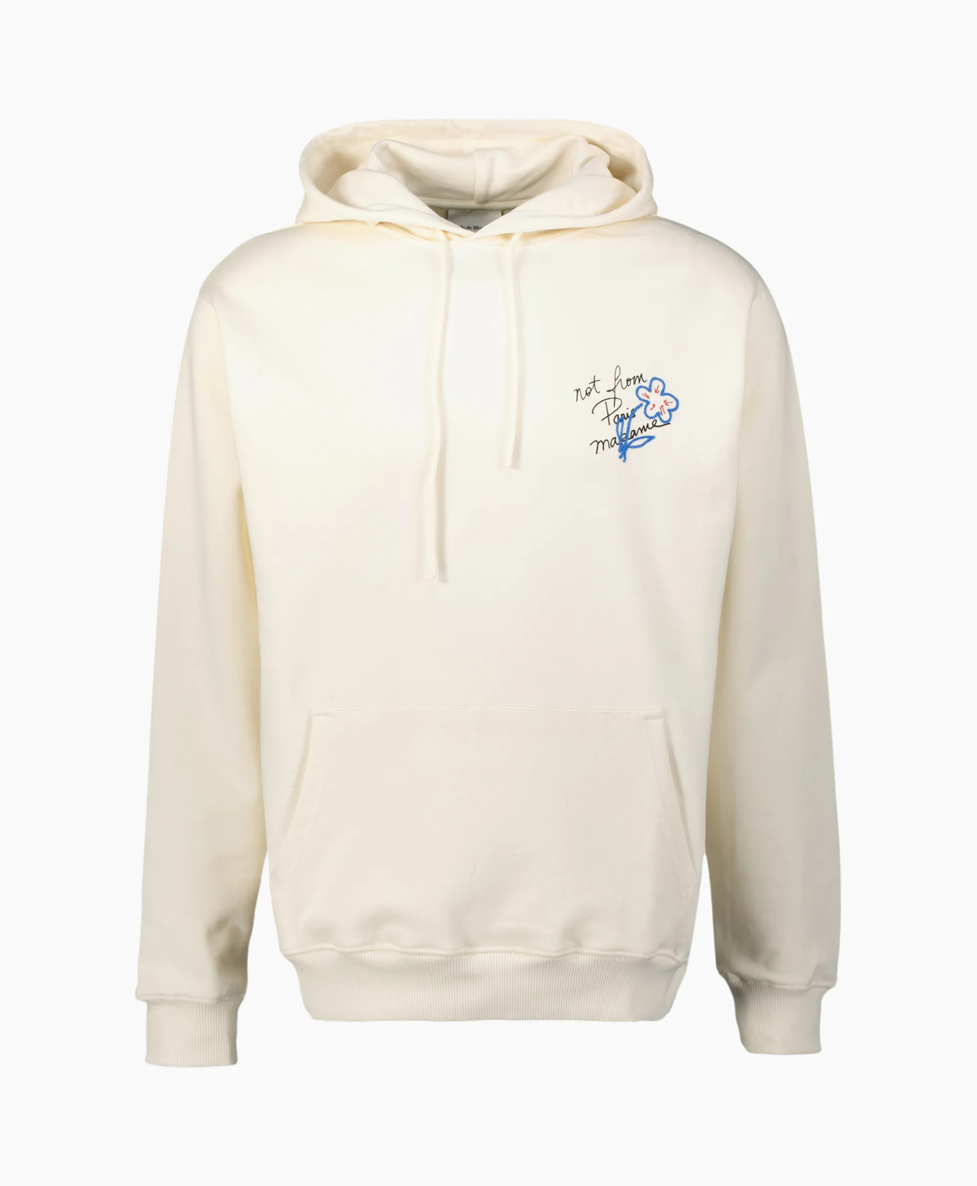 Drole De Monsieur Le Hoodie Slogan Esquisse Ecru*Heren Truien