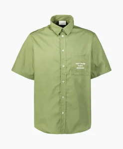 Drole De Monsieur Overhemd La Chemise Slogan Khaki*Heren Overhemden
