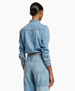 Essentiel Antwerp Blouse Fairchild Blauw*Dames Blouses