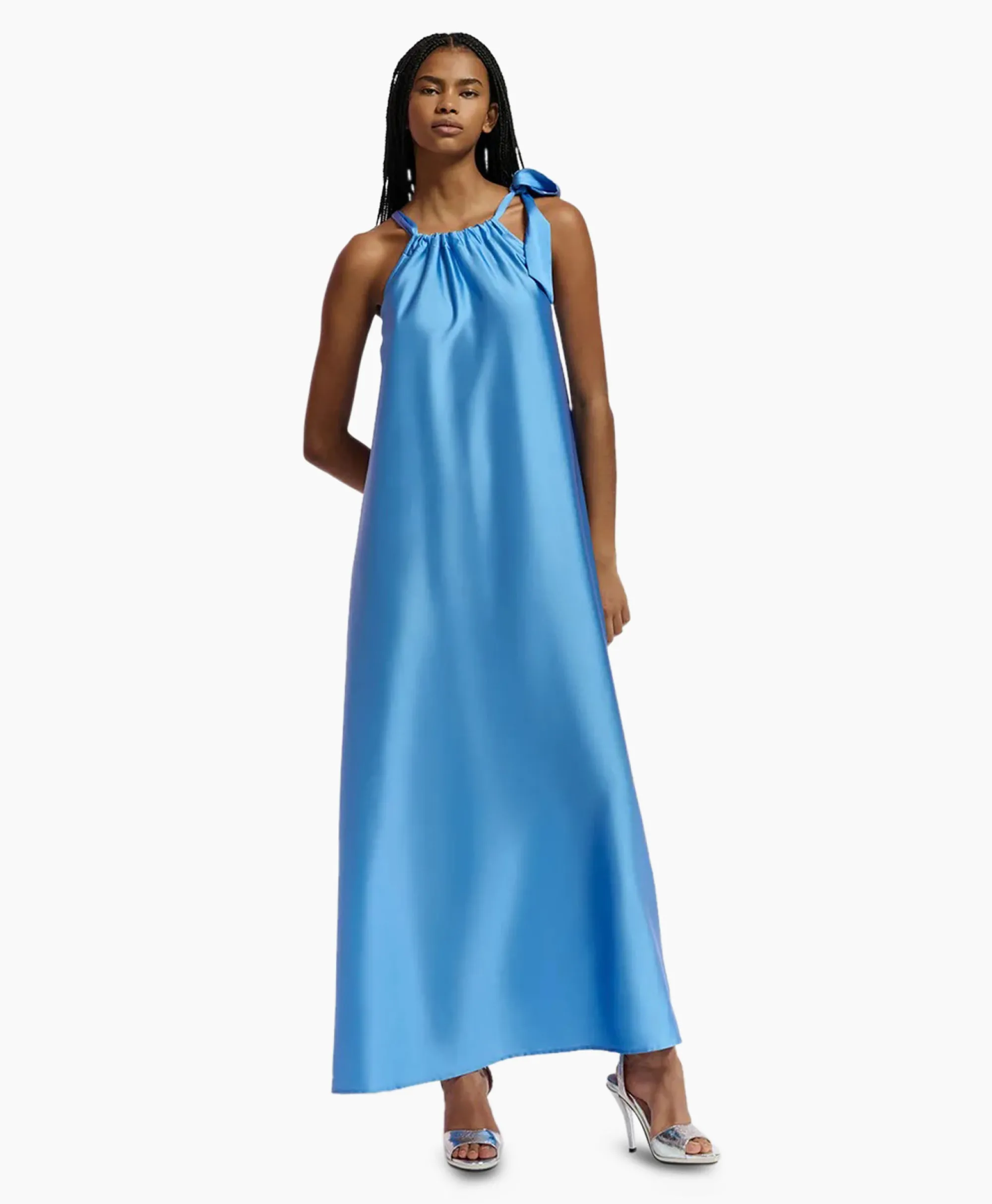 Essentiel Antwerp Maxi Jurk Famson Blauw*Dames Bruiloftskleding