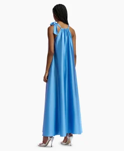 Essentiel Antwerp Maxi Jurk Famson Blauw*Dames Bruiloftskleding