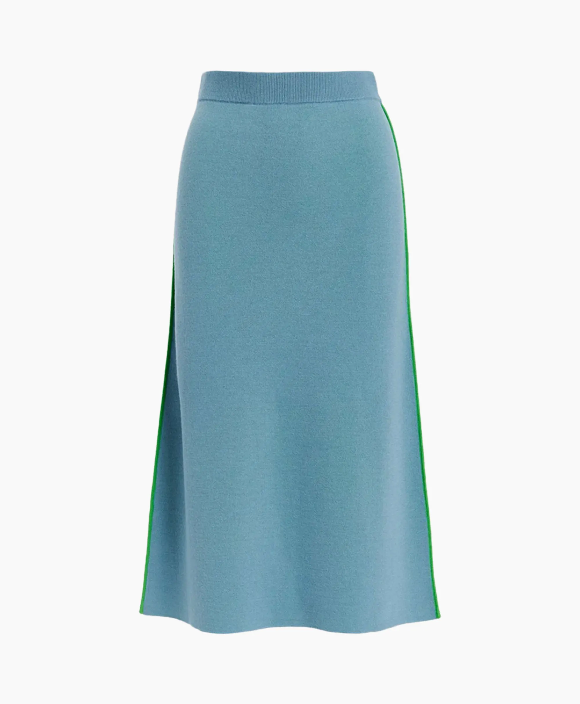 Essentiel Antwerp Midi Rok Folder Blauw*Dames Rokken