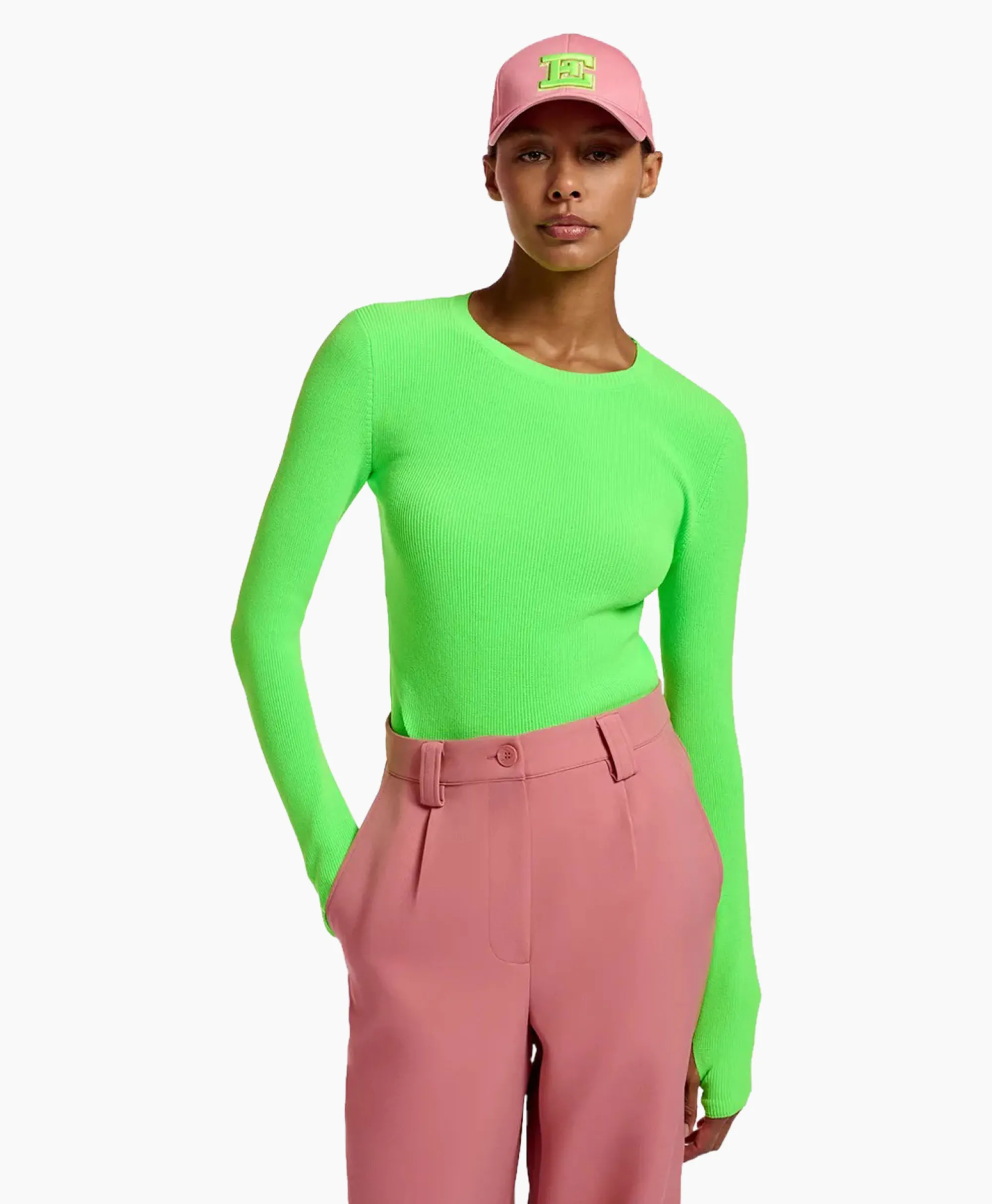 Essentiel Antwerp Pullover Fambino Groen*Dames Truien