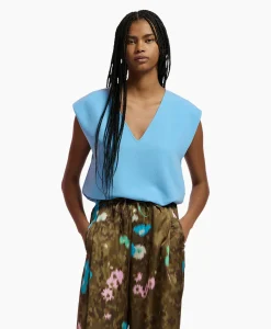 Essentiel Antwerp Top Falling Blauw*Dames T-Shirts & Tops