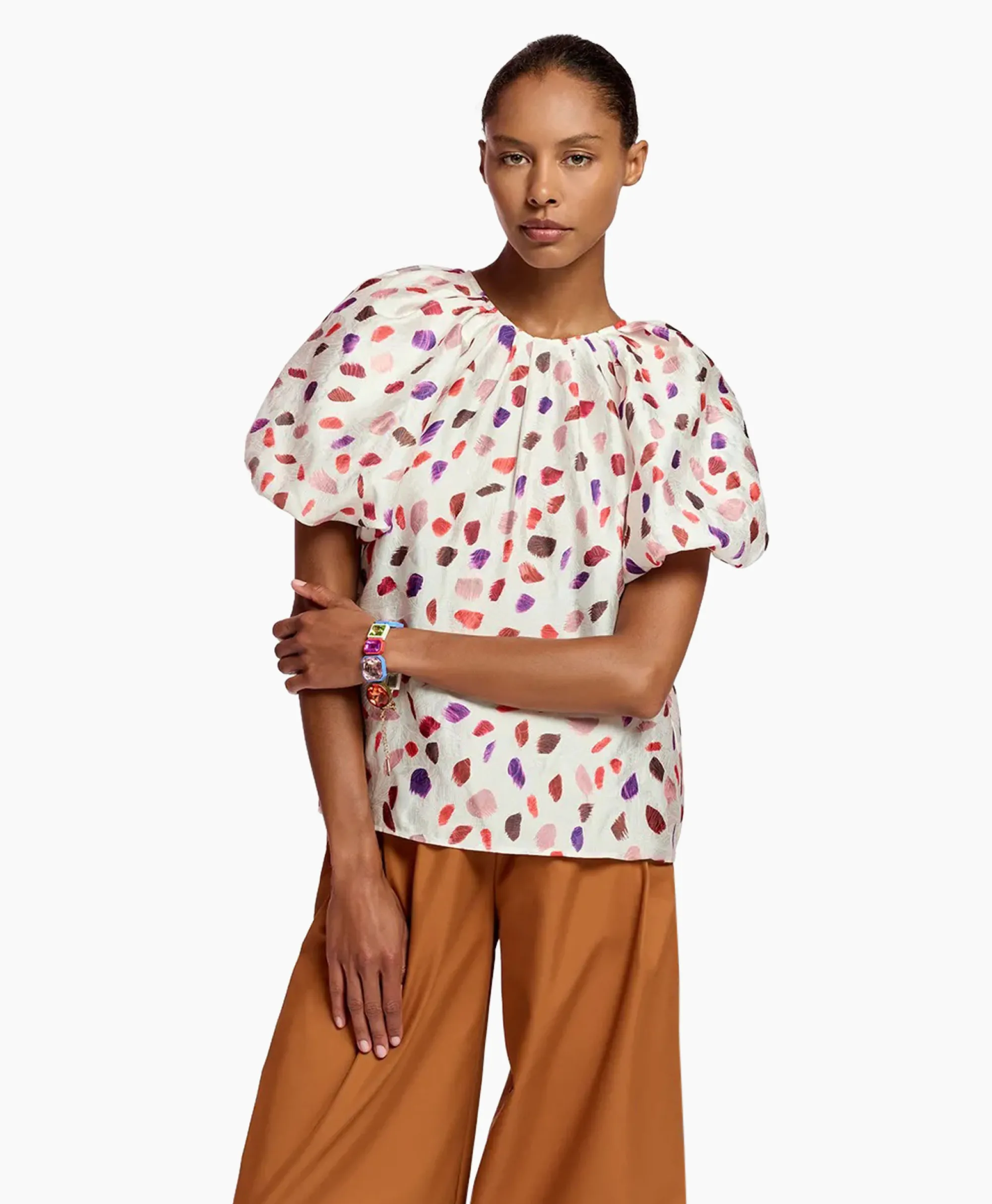 Essentiel Antwerp Top Fooi Off White*Dames T-Shirts & Tops