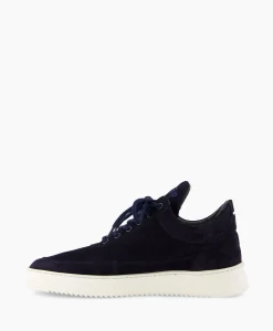 Filling Pieces Sneaker Low Top Suede Navy Donker Blauw*Heren Sneakers