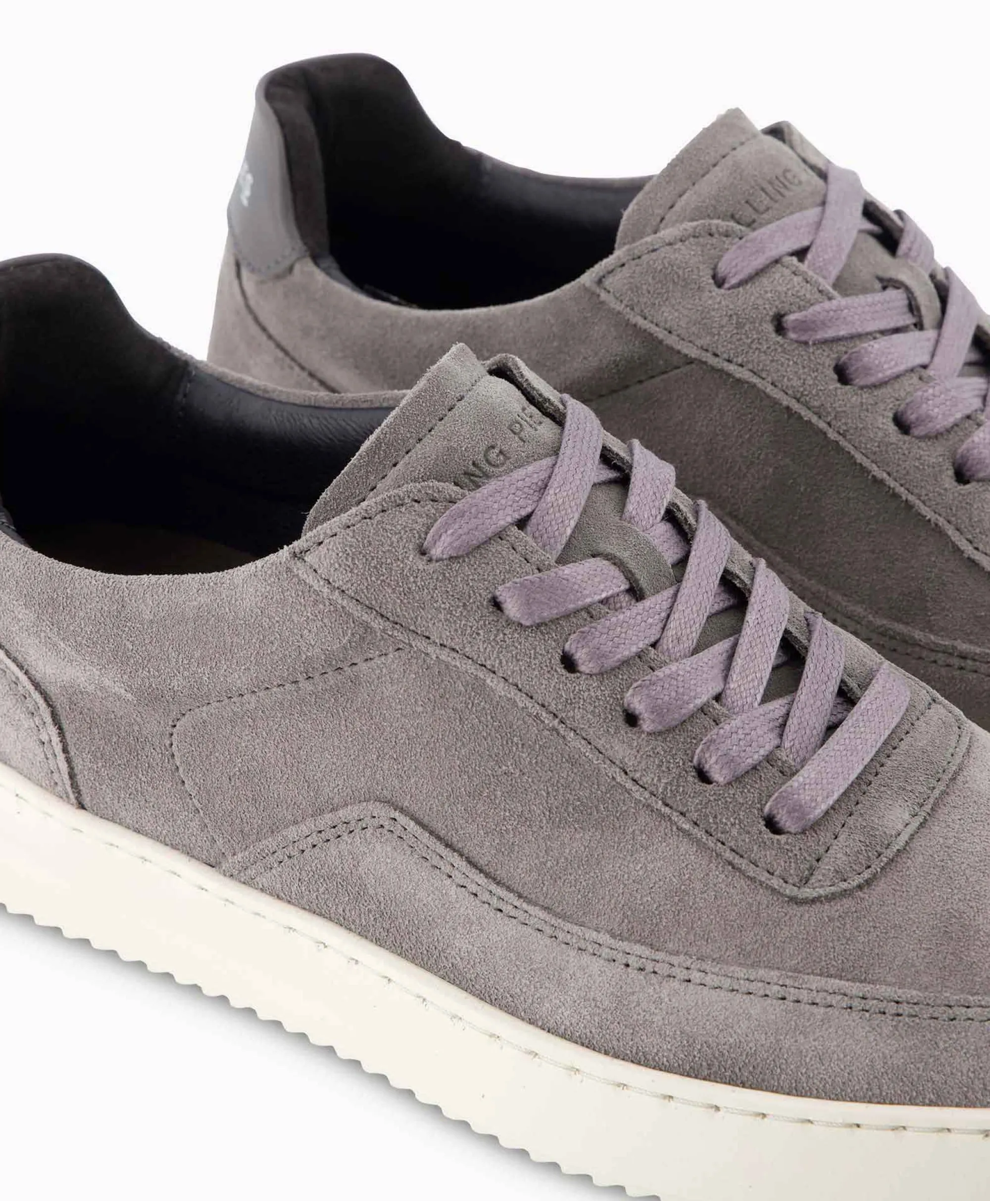 Filling Pieces Sneaker Mondo Suede Organic Grijs*Heren Sneakers
