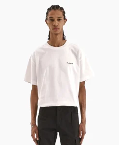 Flâneur Flaneur T-Shirt Korte Mouw Essential Wit*Heren T-Shirts