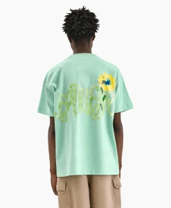 Flâneur Flaneur T-Shirt Korte Mouw Tortuous Blauw*Heren T-Shirts