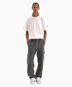 Flâneur Flaneur T-Shirt Korte Mouw Atelier Sleeve Emblem Wit*Heren T-Shirts