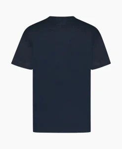 Flâneur Flaneur T-Shirt Korte Mouw Signature Donker Blauw*Heren T-Shirts