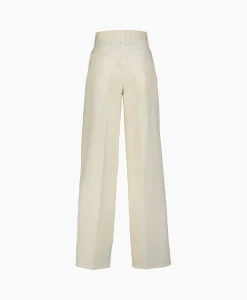 Forte_forte Pantalon Viscose Cotton Chic Twill 5 Pockets Ecru*Dames Broeken