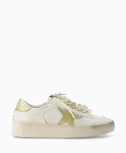 Golden Goose Sneaker Stardan Leather Mirrored Star Wit*Dames Sneakers