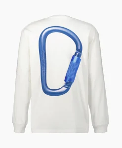 Gramicci T-Shirt Carabiner L/S Wit*Heren T-Shirts