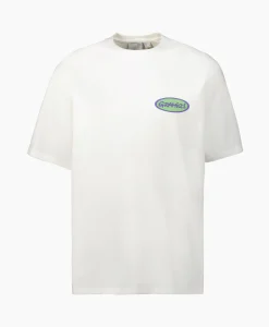 Gramicci T-Shirt Korte Mouw Grammici Oval Wit*Heren T-Shirts