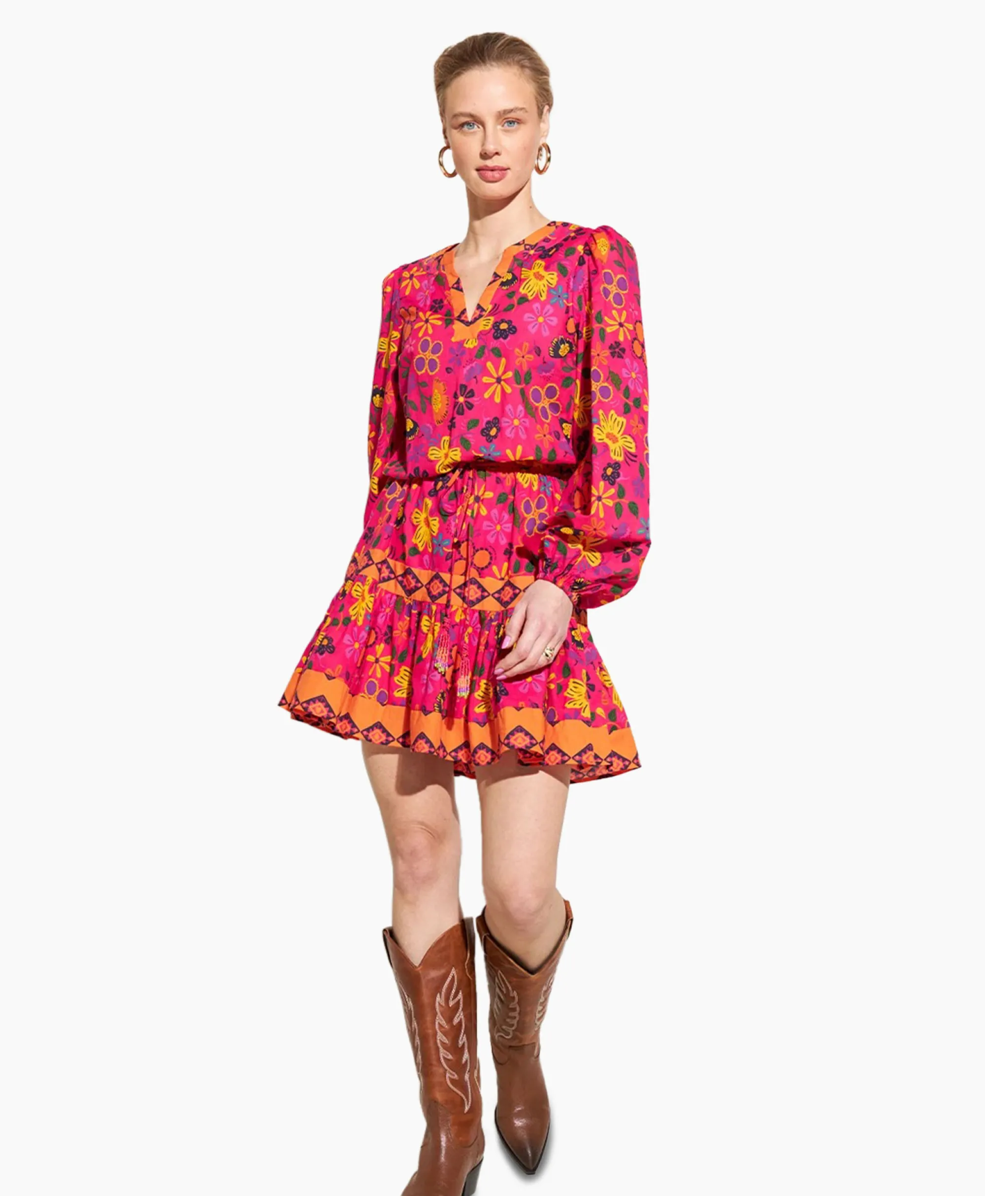 Harper & Yve Harper & Yve Mini Jurk Max-Dr Roze*Dames Jurken