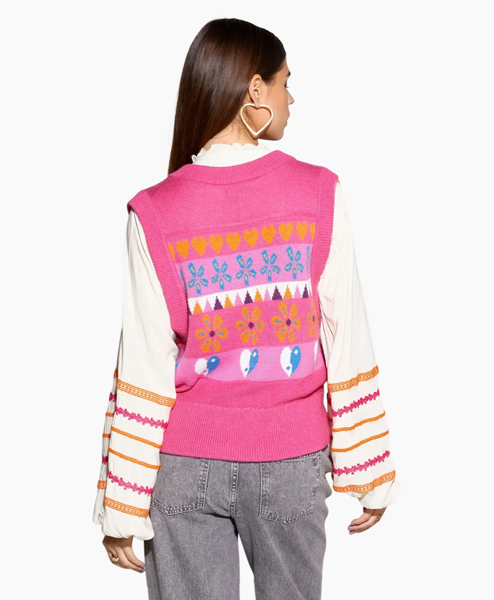 Harper & Yve Harper & Yve Spencer Annie-Sp Roze*Dames Truien