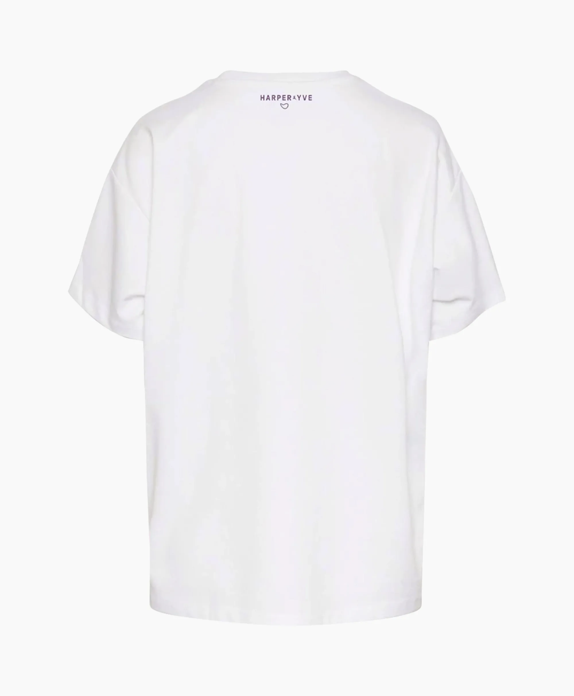 Harper & Yve Harper & Yve T-Shirt Korte Mouw Logo-Ss Off White*Dames T-Shirts & Tops