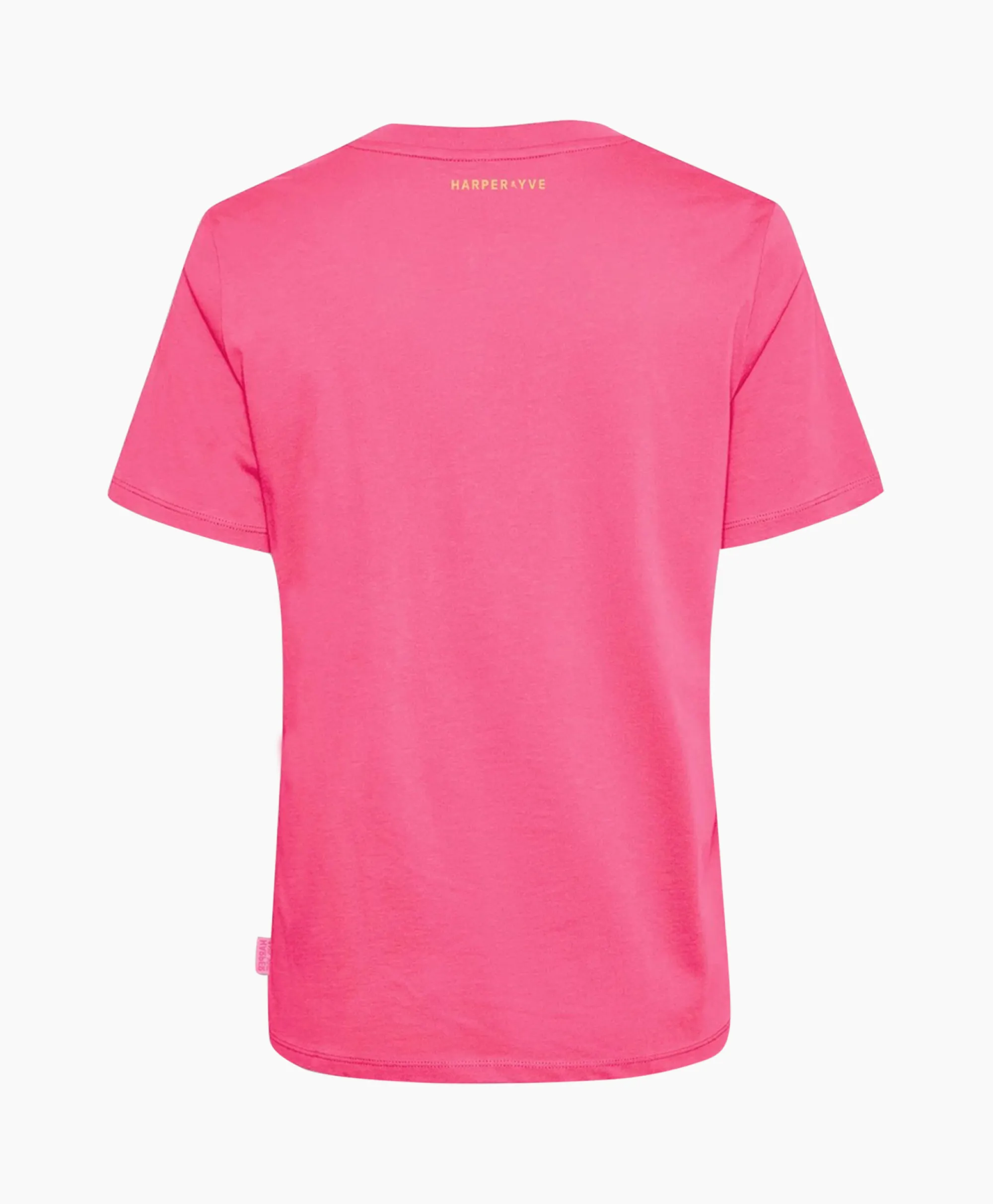 Harper & Yve Harper & Yve T-Shirt Korte Mouw Tropical-Ss Roze*Dames T-Shirts & Tops