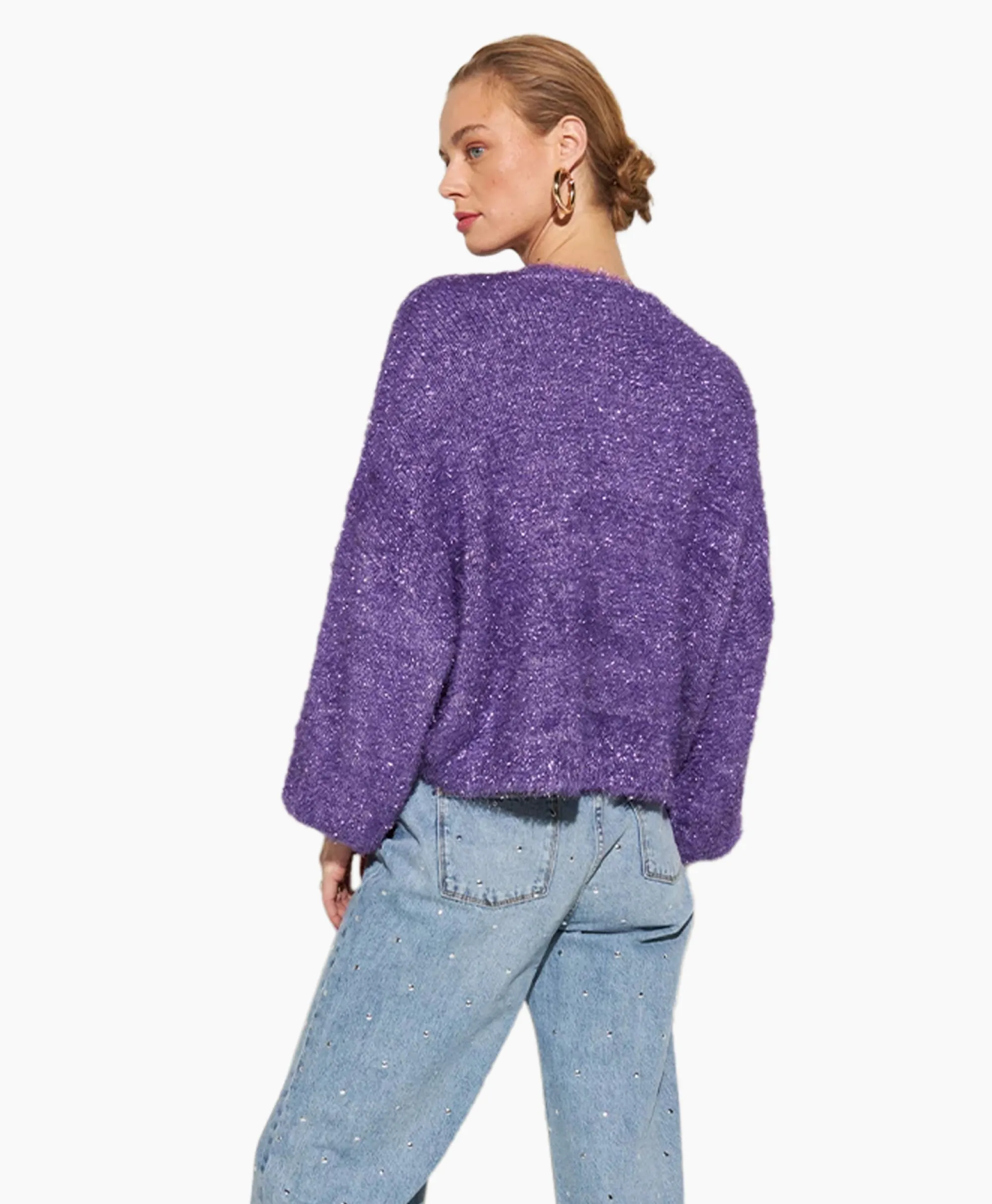 Harper & Yve Harper & Yve Vest Rika-Ca Paars*Dames Vesten