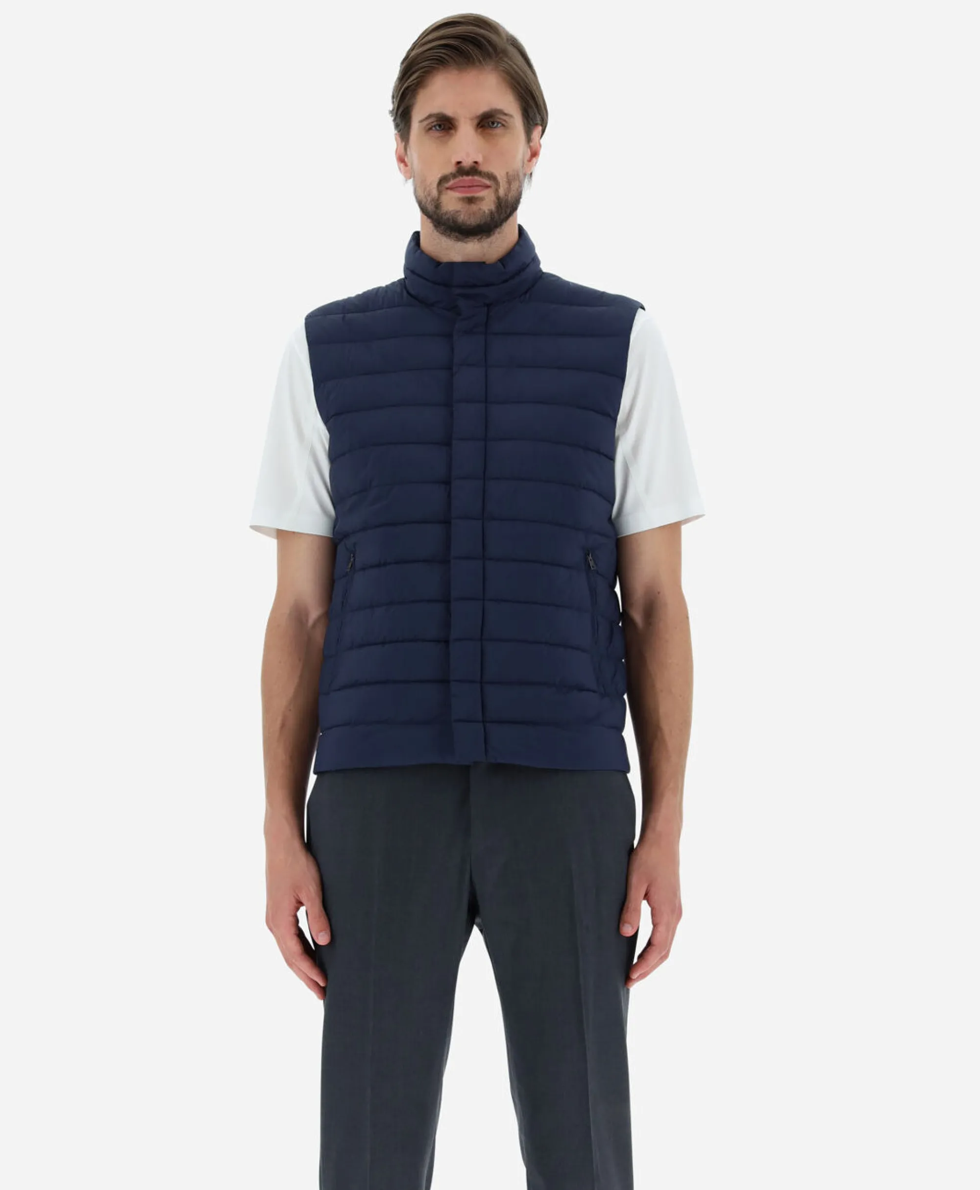 Herno Bodywarmer Lo Smanicato Legend Donker Blauw*Heren Jassen