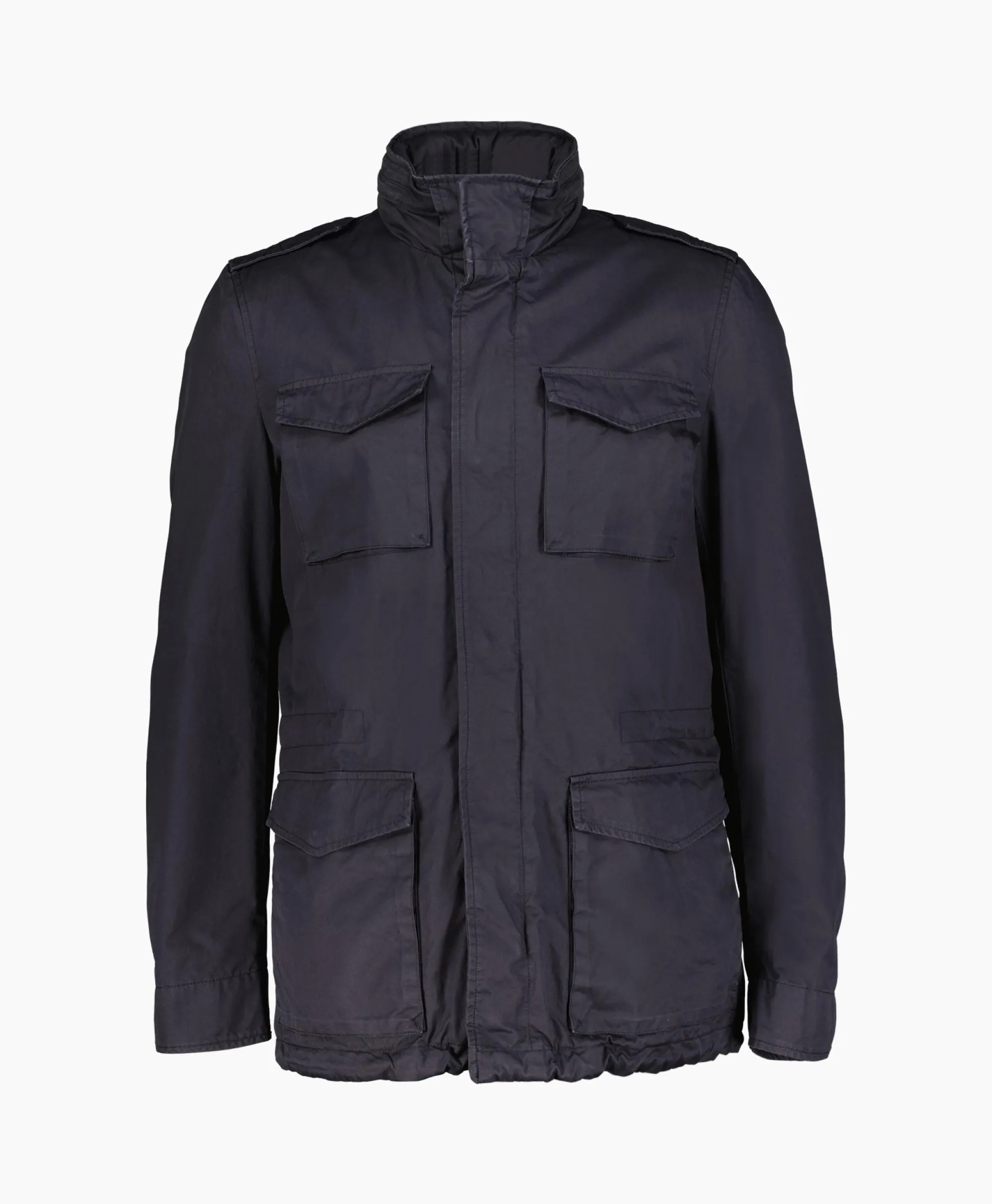 Herno Jack Field Capo Lavato Blauw*Heren Jassen