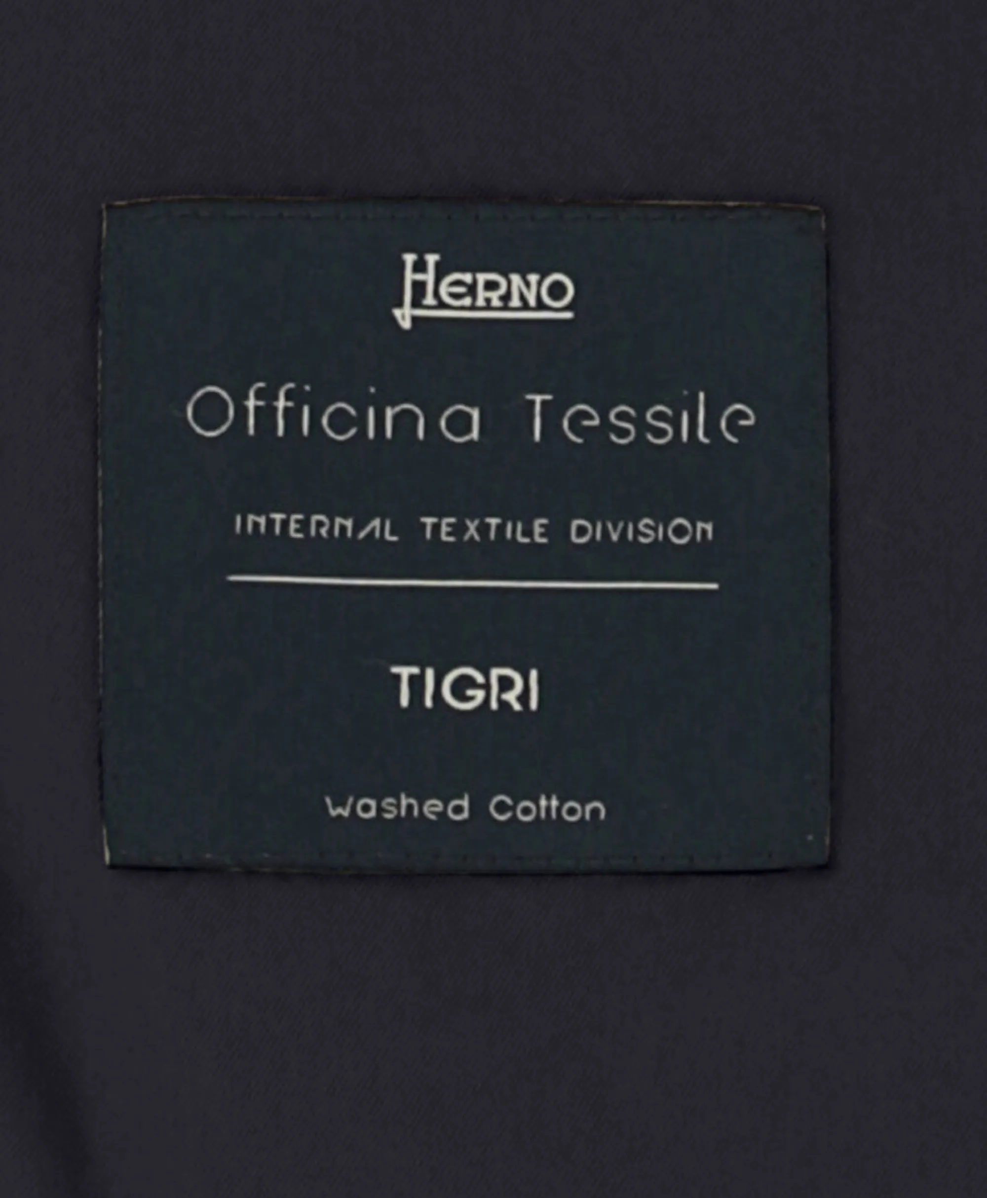 Herno Jack Field Capo Lavato Blauw*Heren Jassen