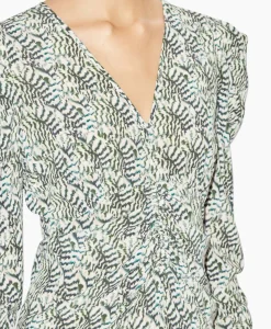 Isabel Marant Midi Jurk Albini-Ga Ecru*Dames Bruiloftskleding