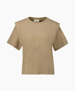 Isabel Marant T-Shirt Korte Mouw Zelitos-Ga Khaki*Dames T-Shirts & Tops