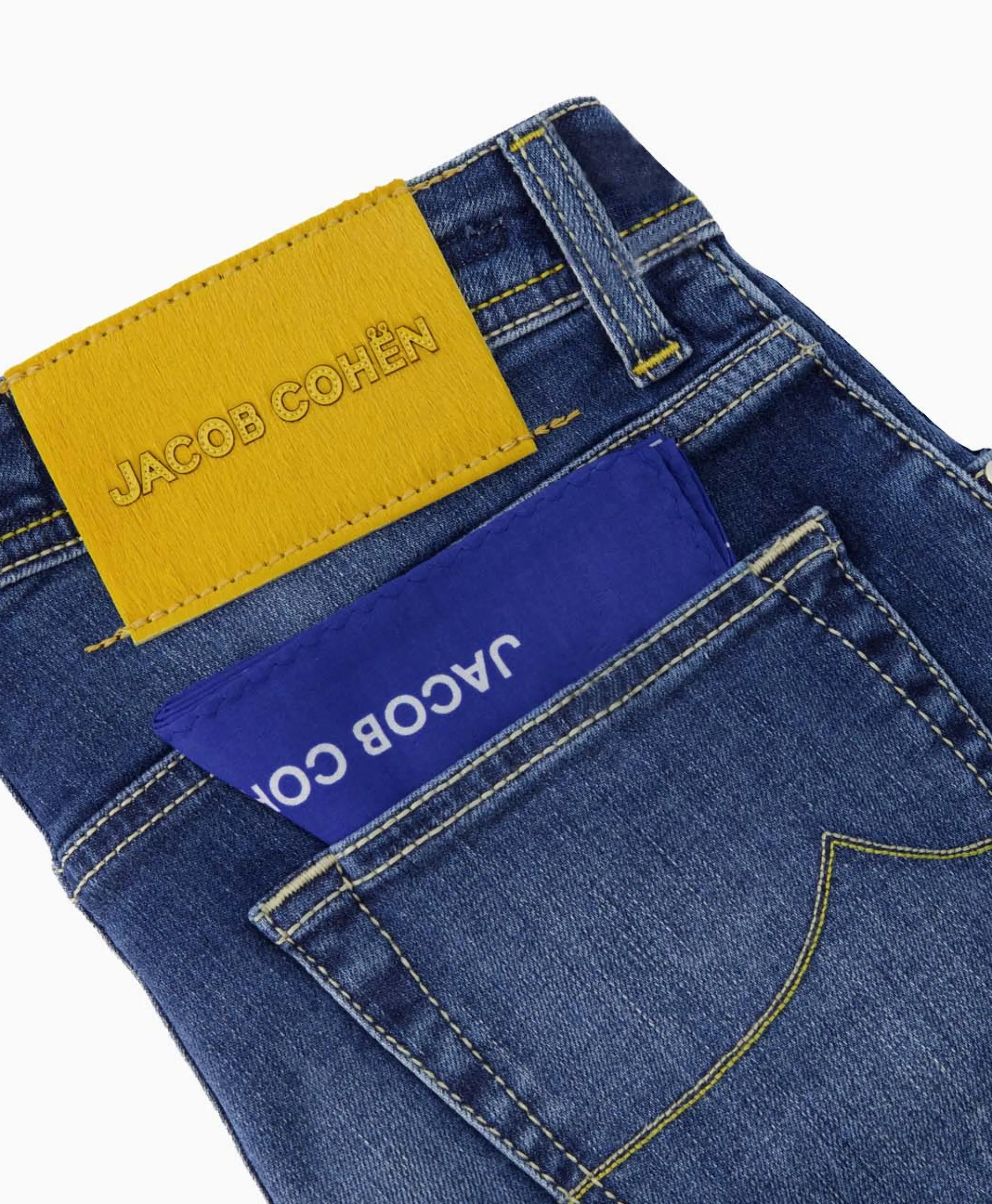 Jacob Cohen Jeans Pant 5 Pkt Slim Fit Nick Blauw*Heren Broeken