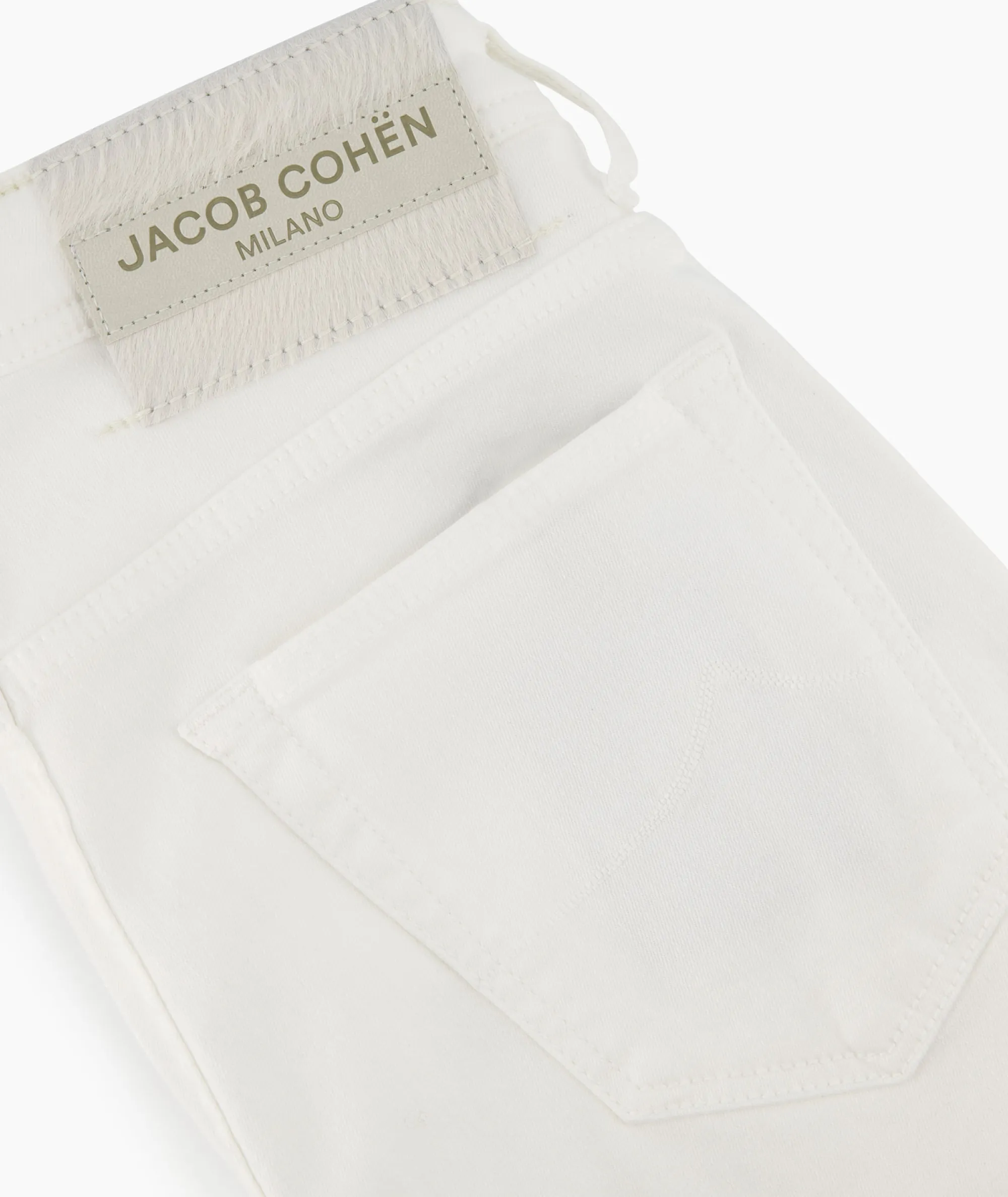 Jacob Cohen Jeans 5 Pkt Super Slim Fit Nick Wit*Heren Broeken