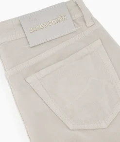 Jacob Cohen Jeans Slim Fit Bard Off White*Heren Broeken