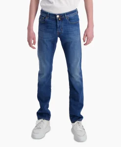 Jacob Cohen Jeans Slim Fit Bard Blauw*Heren Broeken