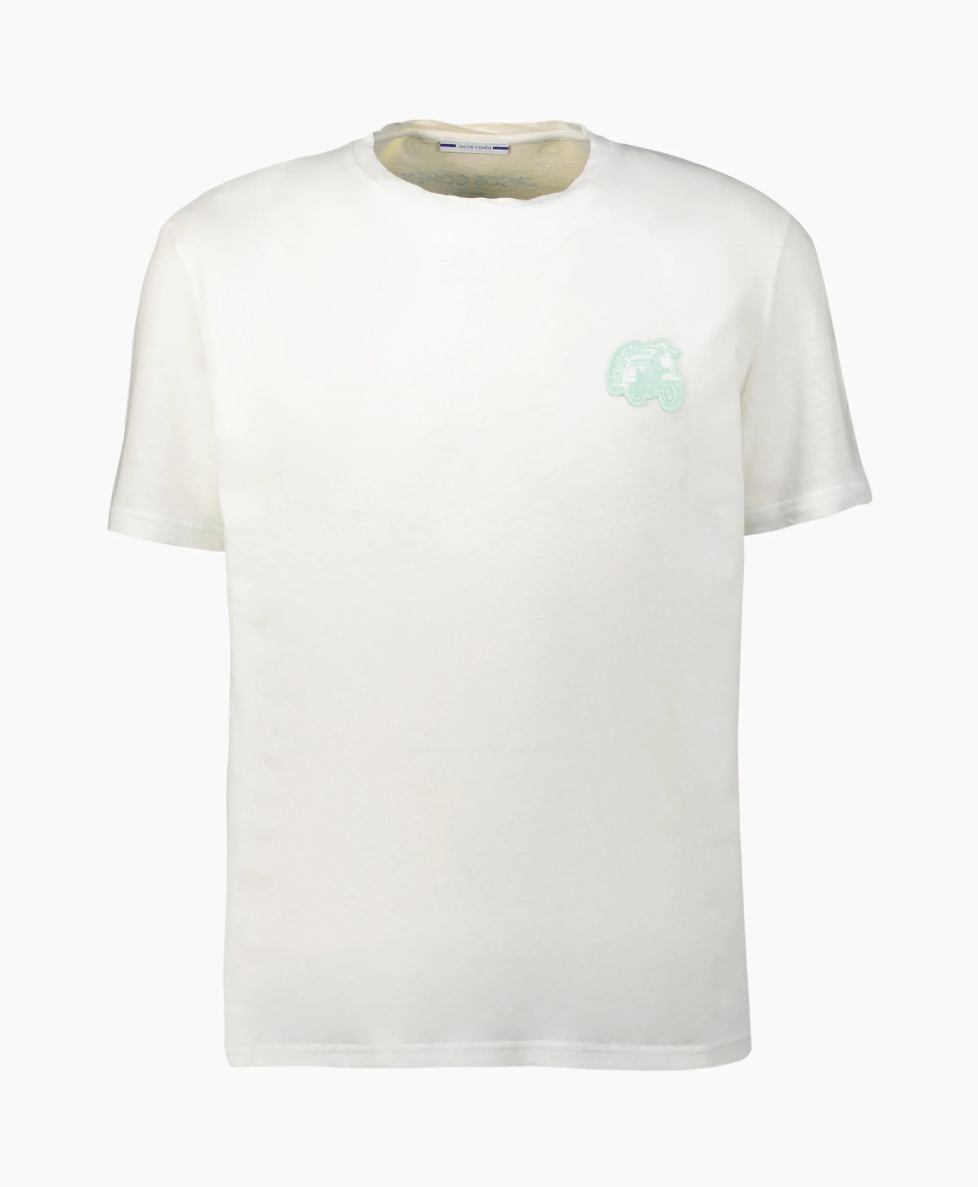 Jacob Cohen T-Shirt Maglietta Girocollo Off White*Heren T-Shirts