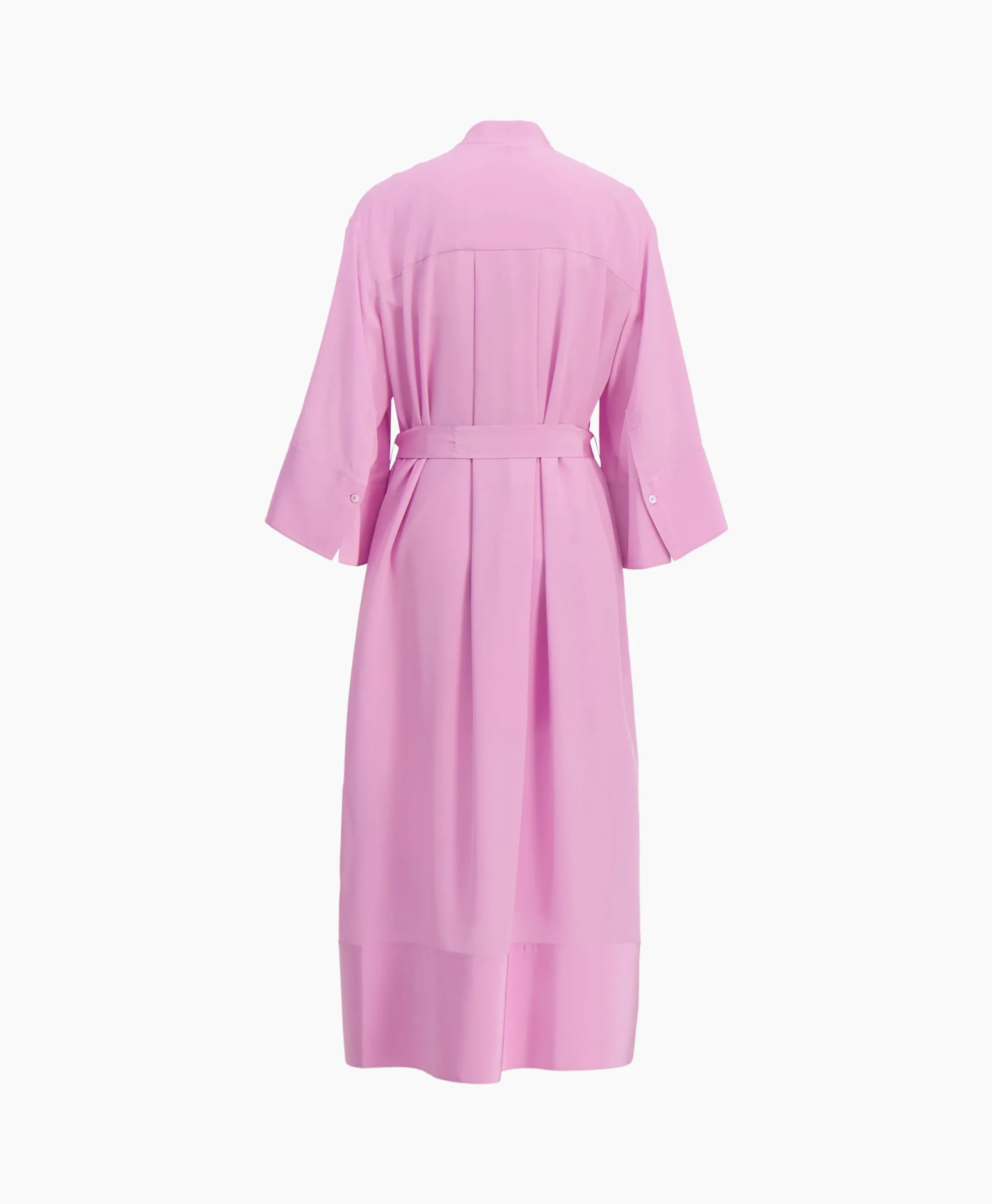 Joseph Midi Jurk Darius Crepe De Soie Pink*Dames Jurken