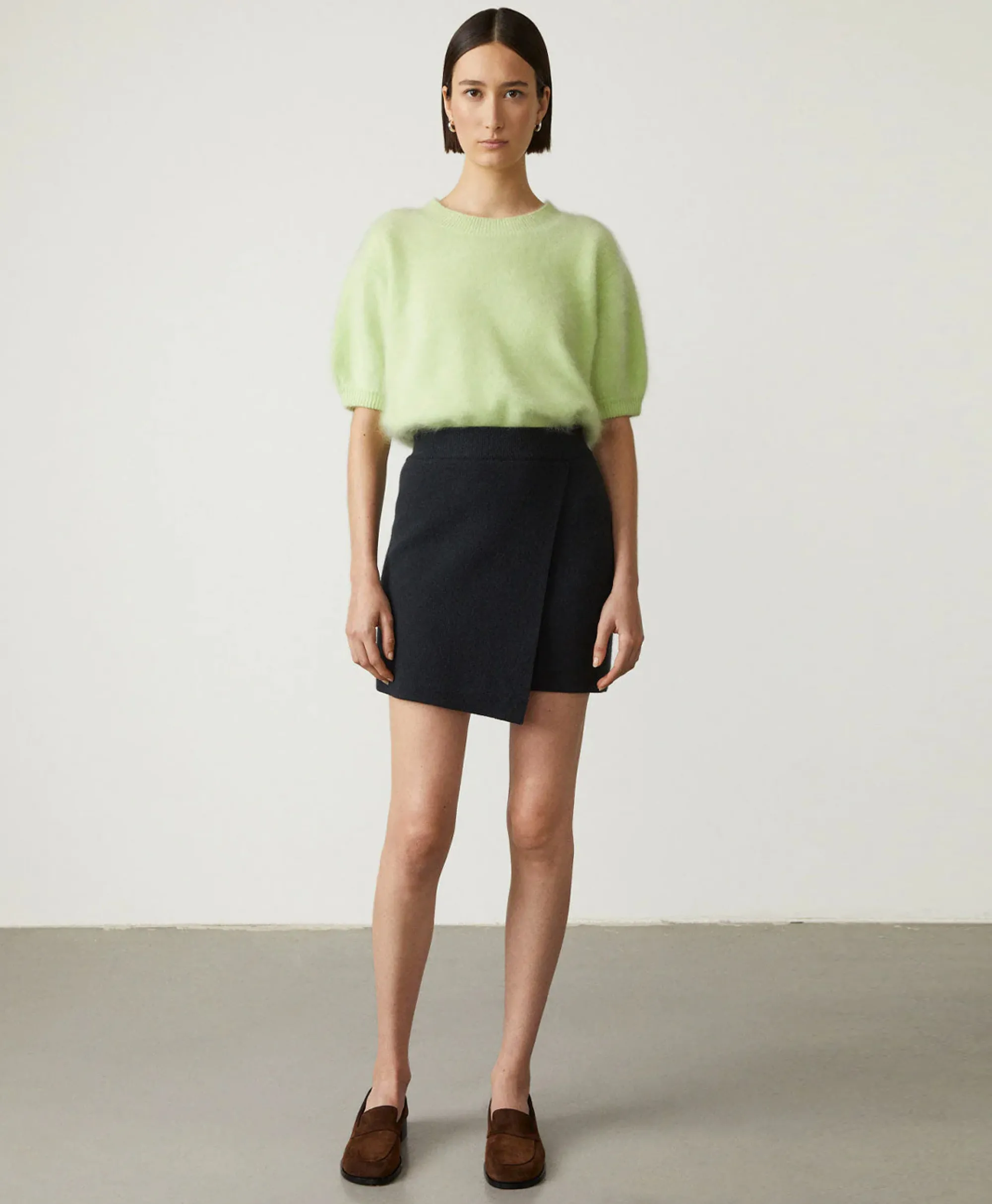 Lisa Yang Minirok Josette Donker Blauw*Dames Rokken