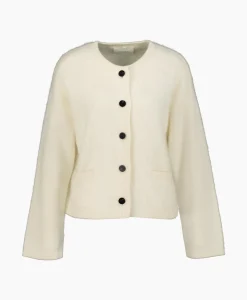 Lisa Yang Vest Kiana Ecru*Dames Vesten