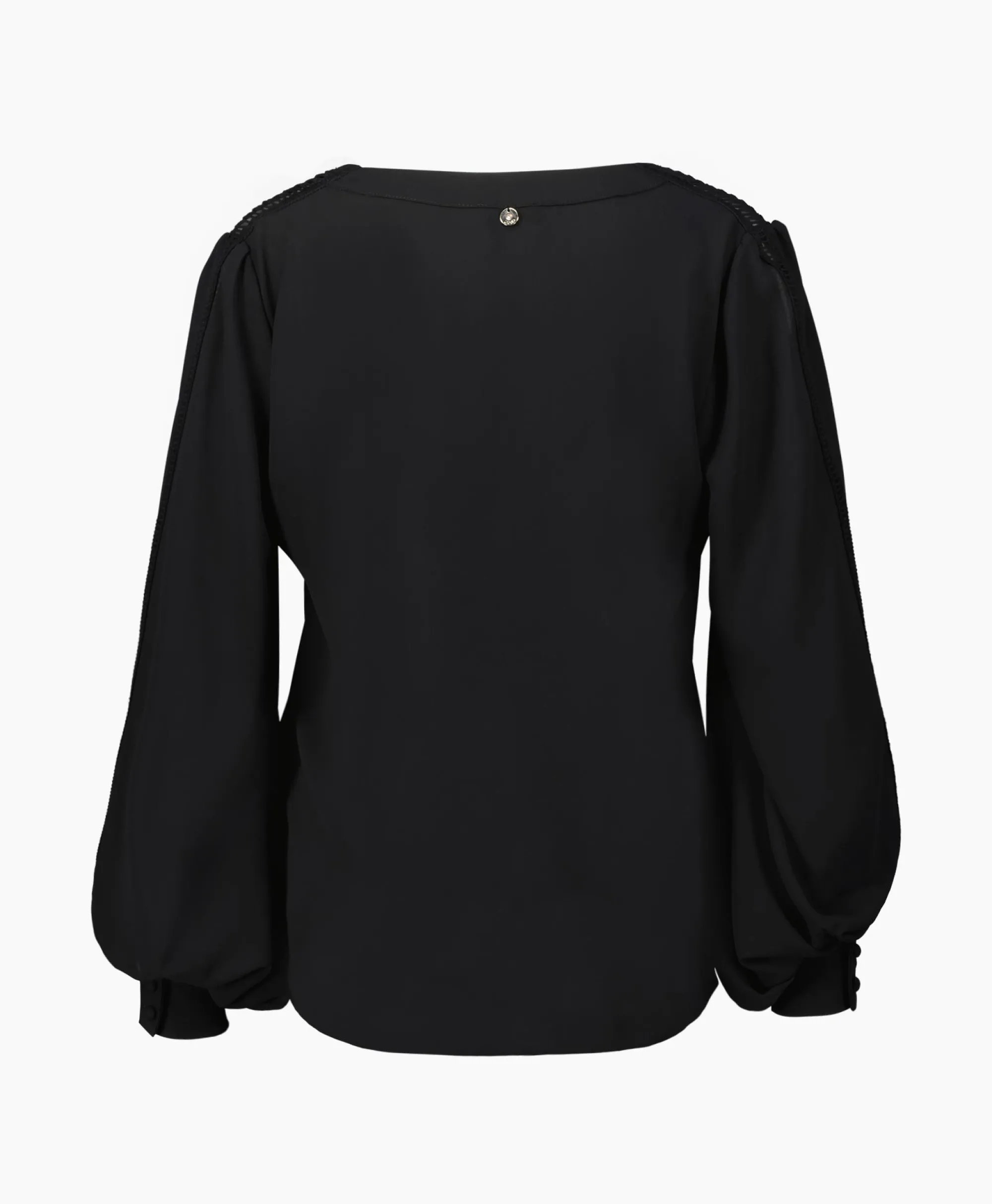 Liu Jo Blouse Ecs Tunica C/Passamaneria Zwart*Dames Blouses