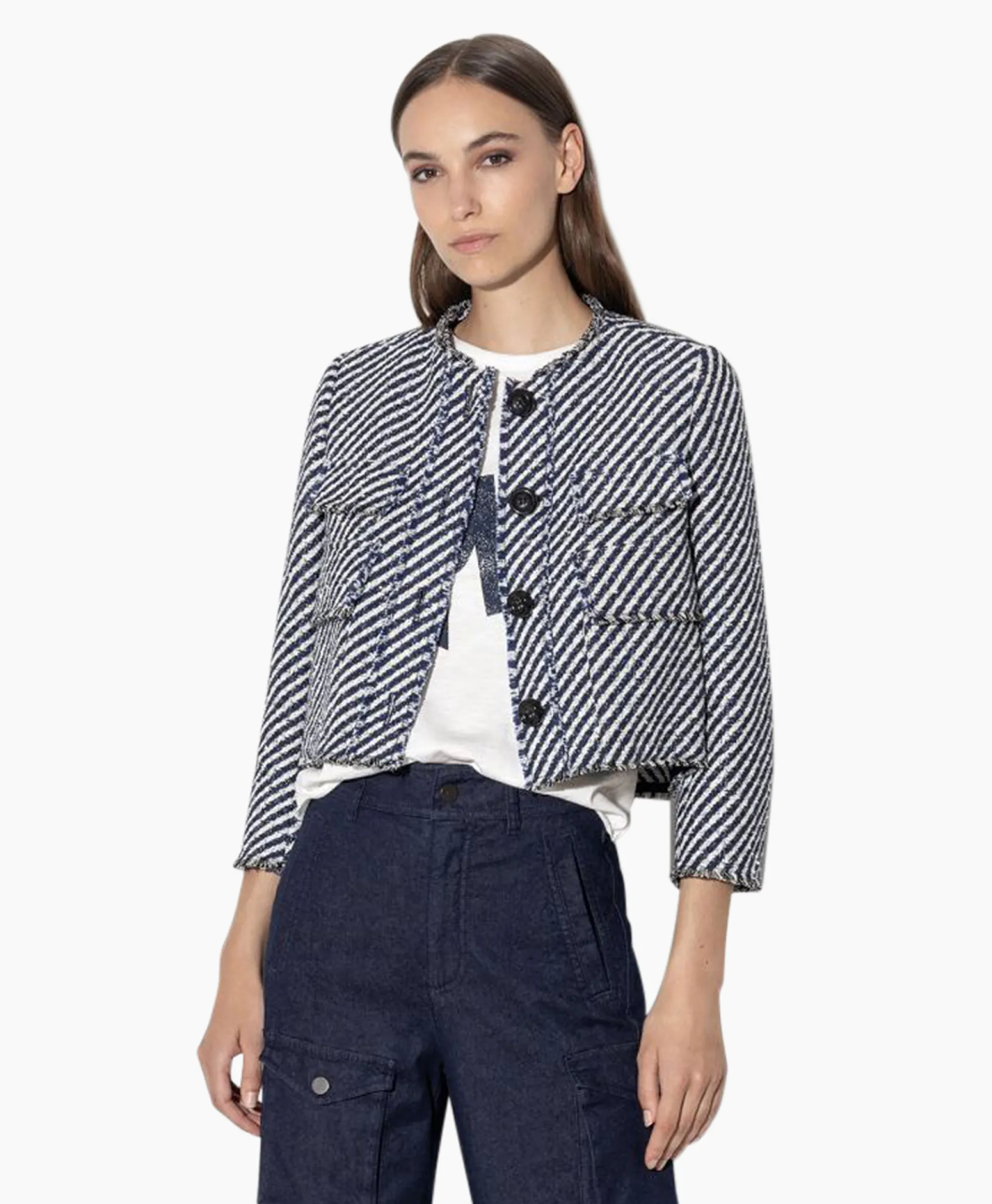 Luisa Cerano Blazer 498013/3603-0 Off White*Dames Blazers