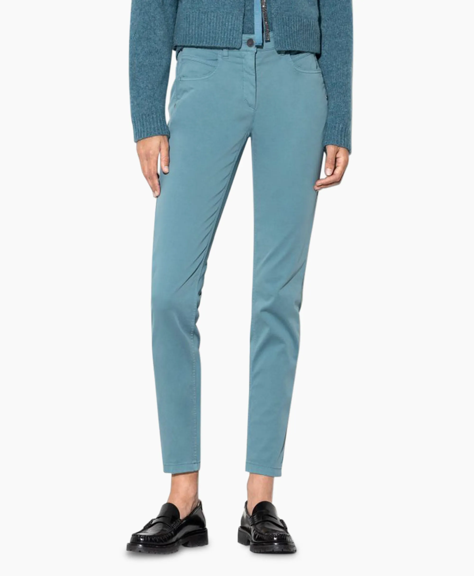 Luisa Cerano Jeans 697600/1883-0 Aqua*Dames Broeken