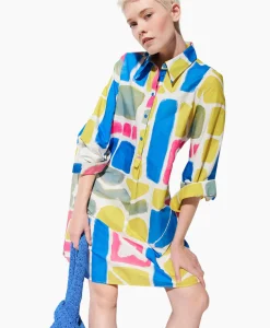 Luisa Cerano Jurk 798494/3624-0 Off White*Dames Jurken