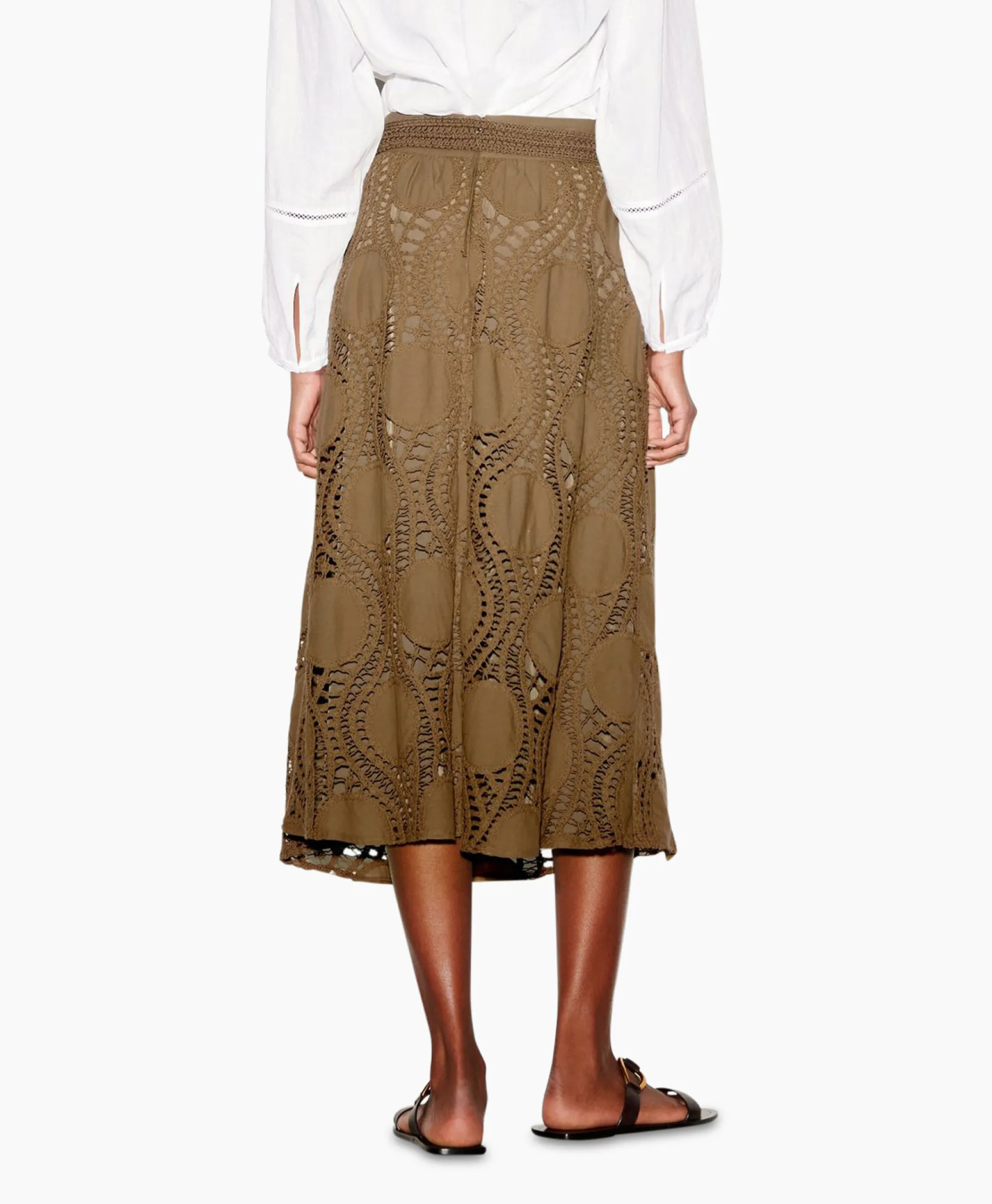 Luisa Cerano Midi Rok 598236/3619-0 Diversen*Dames Rokken