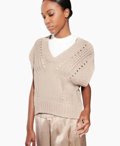 Luisa Cerano Spencer 198404/5323-0 Beige*Dames Truien